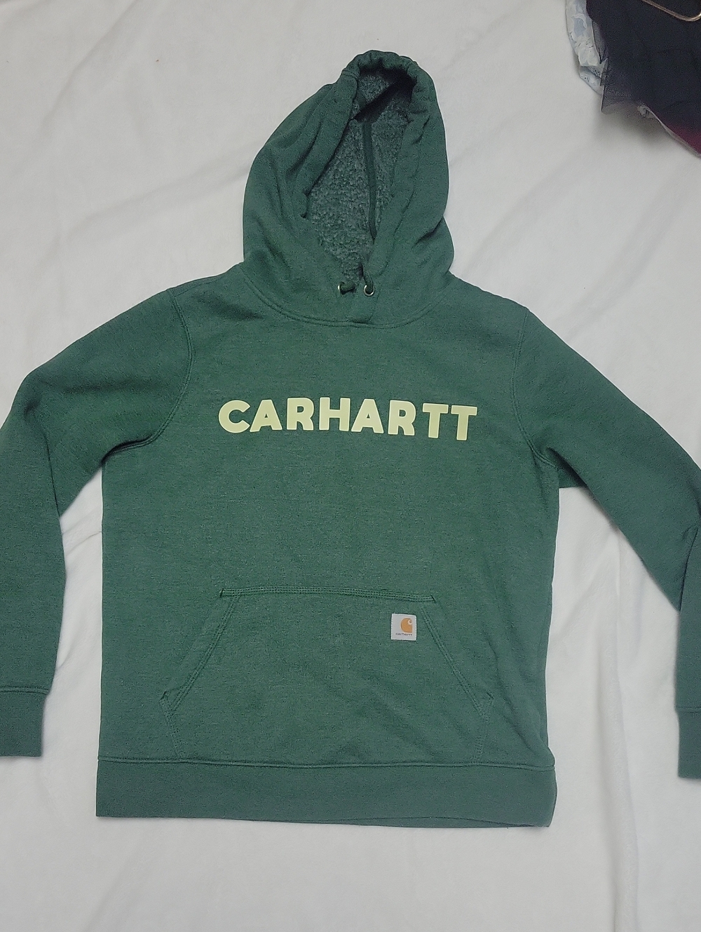 Carhartt Green Logo Hoodie